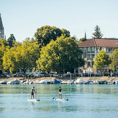 Seeglueck Hafenblick - Stilvolle Direkt Am Und Faehrhafen In Konstanz, In Der Naehe Der Universitaet דירה *