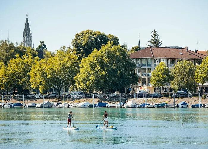 Seeglueck Hafenblick - Stilvolle Direkt Am Und Fährhafen In Konstanz, In Der Nähe Der Universität Apartment *
